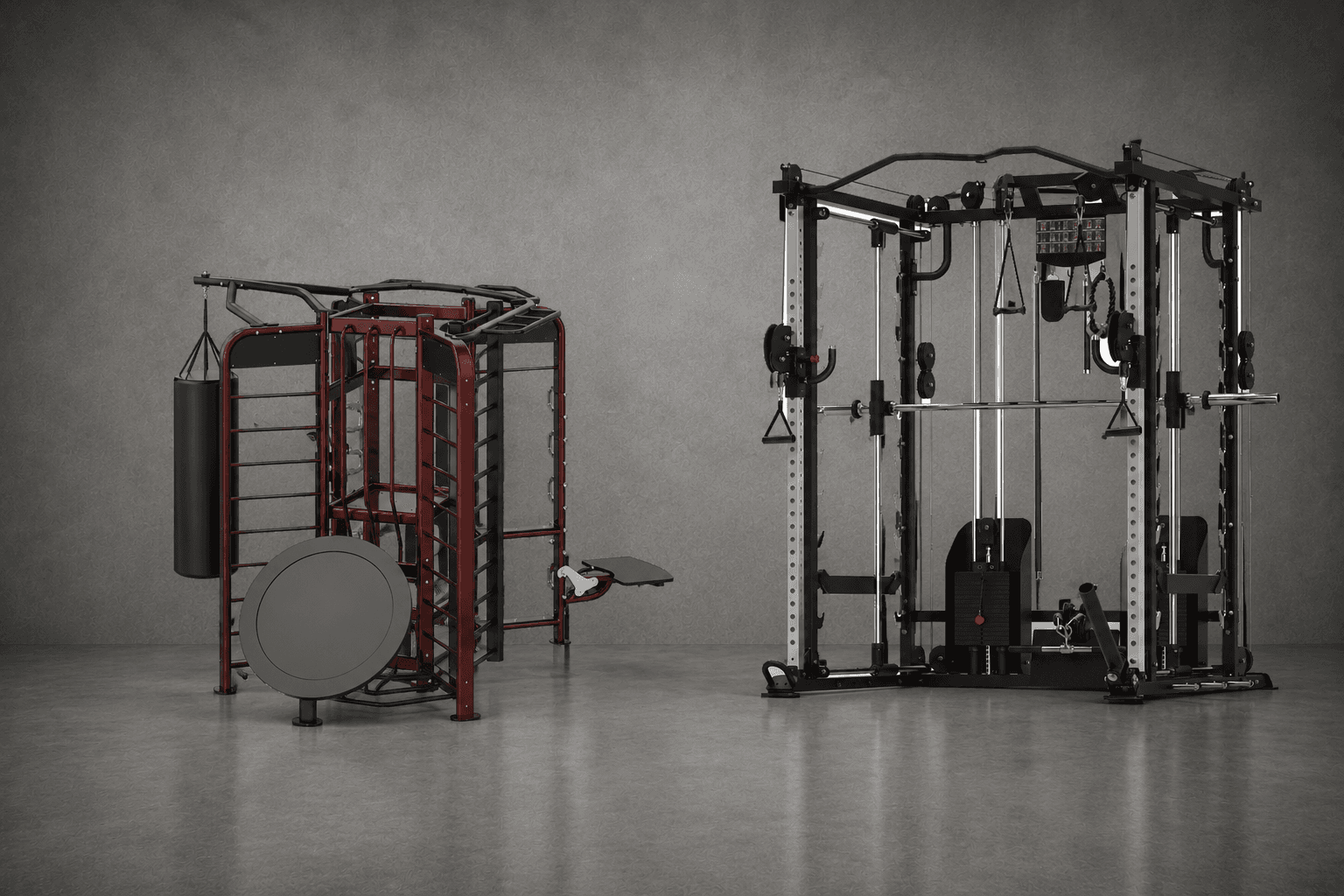 Multi-Gym- und Functional-Training-Systeme der FATH Dynamics Serien FT, C und DH